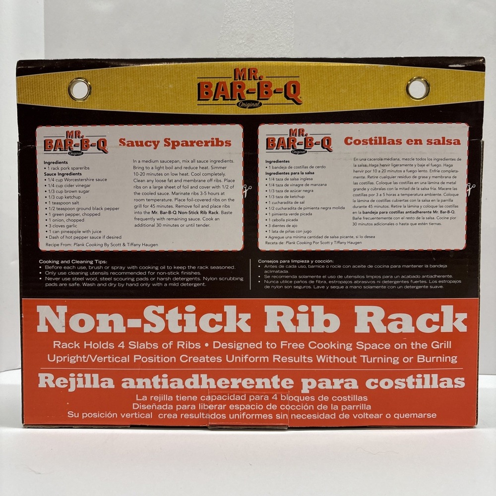 Mr. Bar-b-q Non Stick Rib Rack NIB1 - Picture 2 of 3